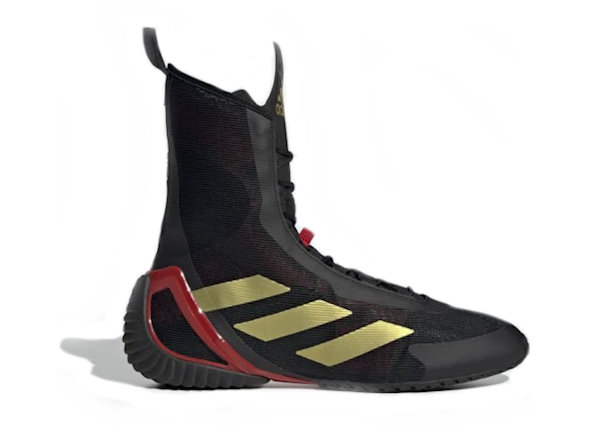 Adidas Speedex Ultra Boxing Boots Black Gold Red
